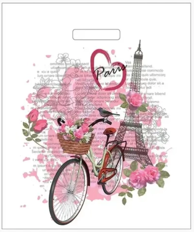 Пакет ПЭ с вырубной ручкой 36х43+3 (35) Артпласт (Бон Вояж) Россия