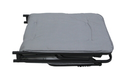 Кровать раскладная Надин п/мягкая лист 10мм арт.С408/71 (цвет ткани серый рис.без рисунка (1 шт. в уп.)