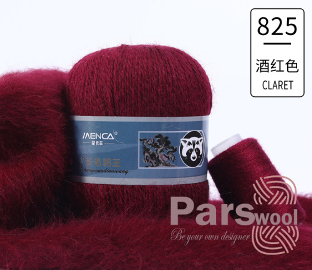 Пряжа Mink Wool (пух норки с синей этикеткой), 50г, 350м, 90%пух норки,10%полиамид (цена за 1 шт)