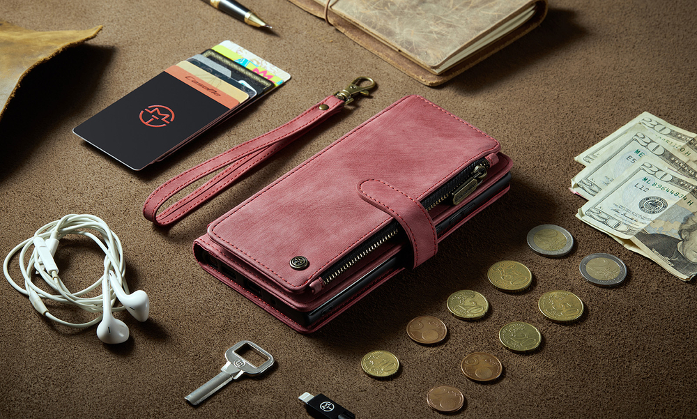 Многофункциональный чехол-кошелек CaseMe 3 in 1 Matte Wallet для Samsung Galaxy S25 FE