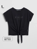 Футболка для девочки на завязках