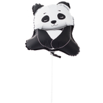 Шар Фольгированный Панда милая (Черный)
