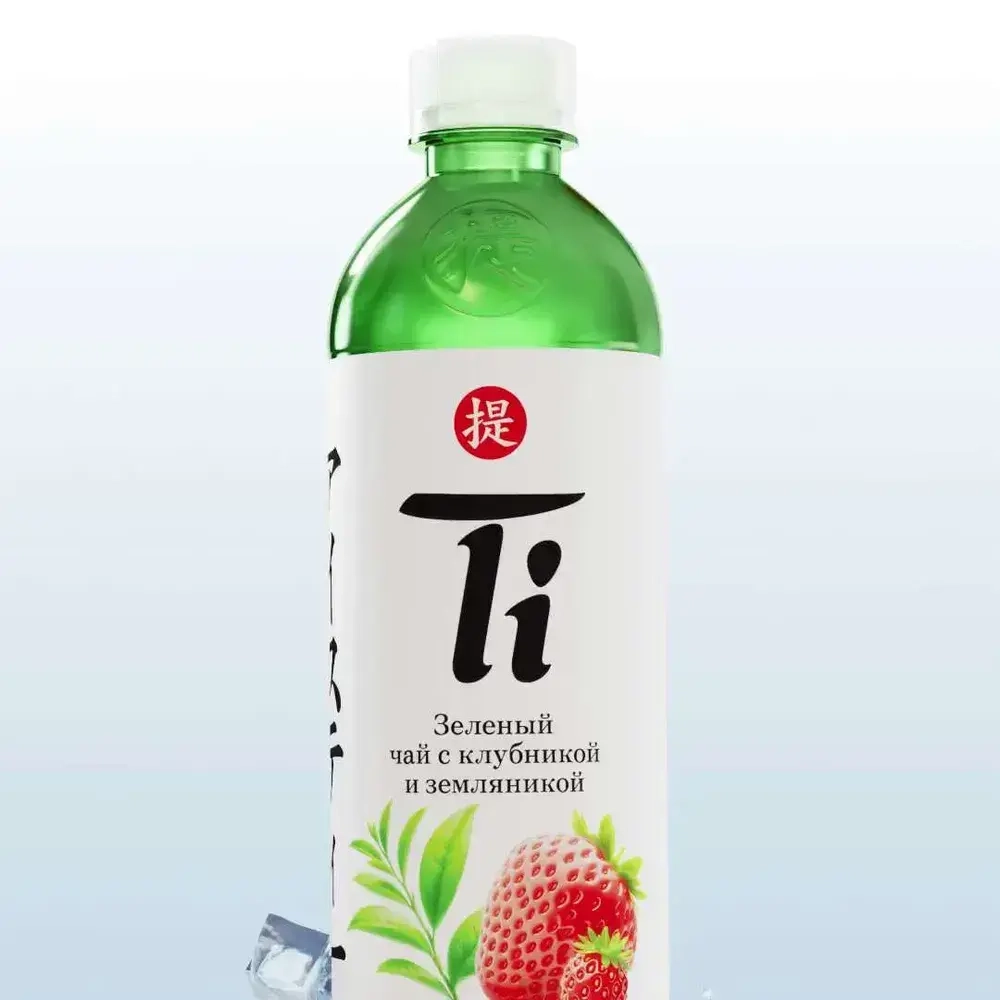 Холодный чай Ti Чёрный со вкусом Персика, 1,25 л