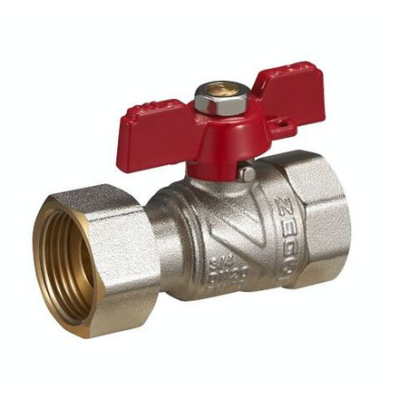 Кран шаровой 3/4" ВВ с накидной гайкой для котлов ZEGOR