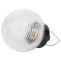 Светильник ЭРА НСП 01-60-003 подвесной Гранат стекло IP44 E27 max 60Вт D150 шар