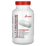 Metabolic Nutrition, L-тирозин, чистый фармацевтический, 500 мг, 90 капсул