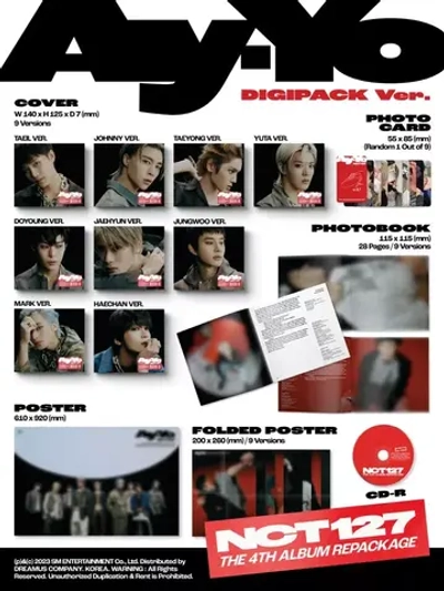 NCT 127 - Ay-Yo (Digipack ver.)