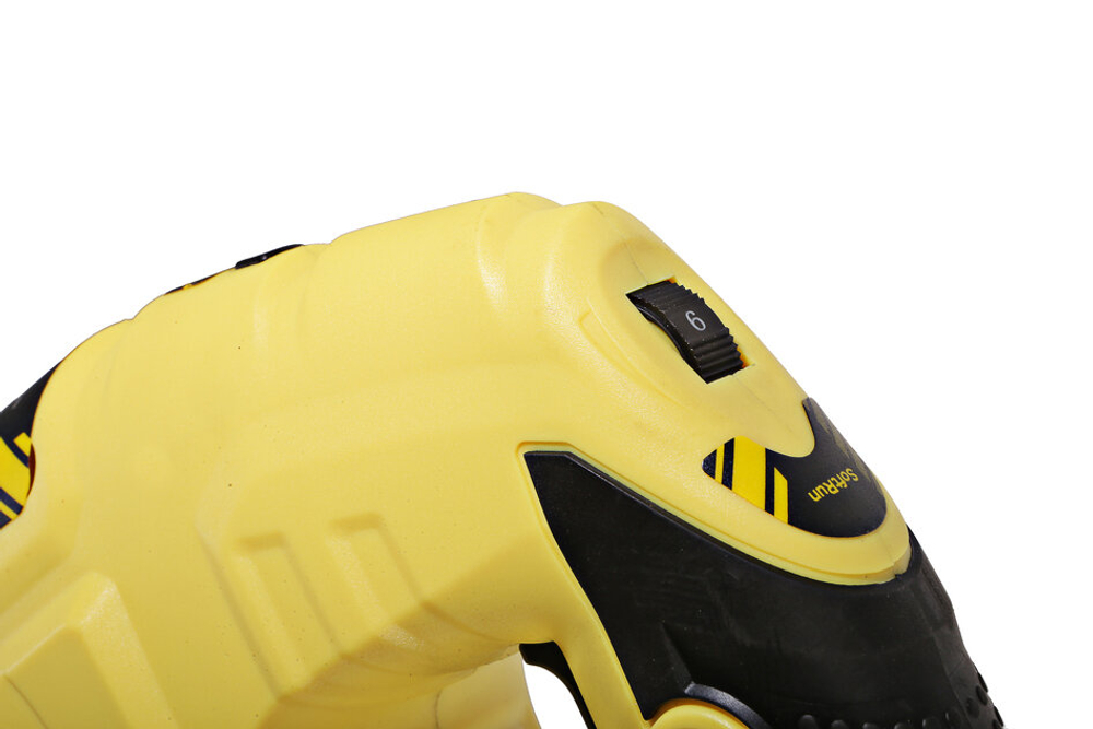 Электролобзик Hanskonner HJS0811LPE, 860 Вт желтый/черный