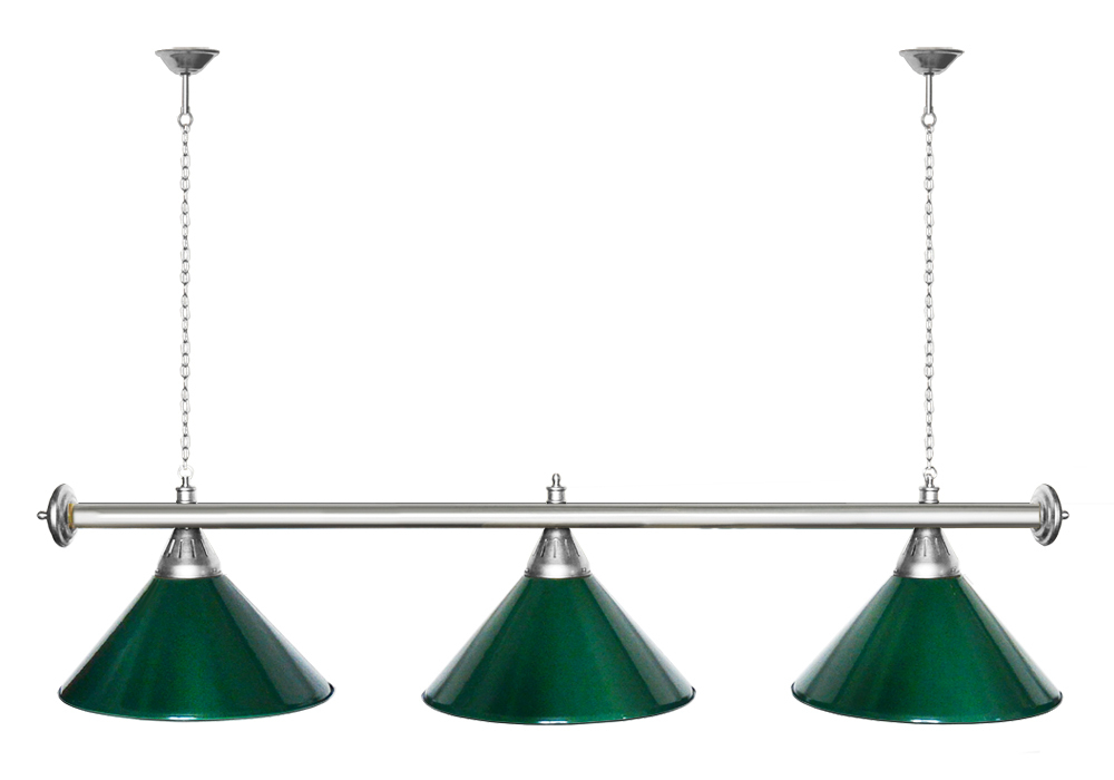 Лампа STARTBILLIARDS 3 пл. (плафоны золотые,штанга золотая,фурнитура золото)