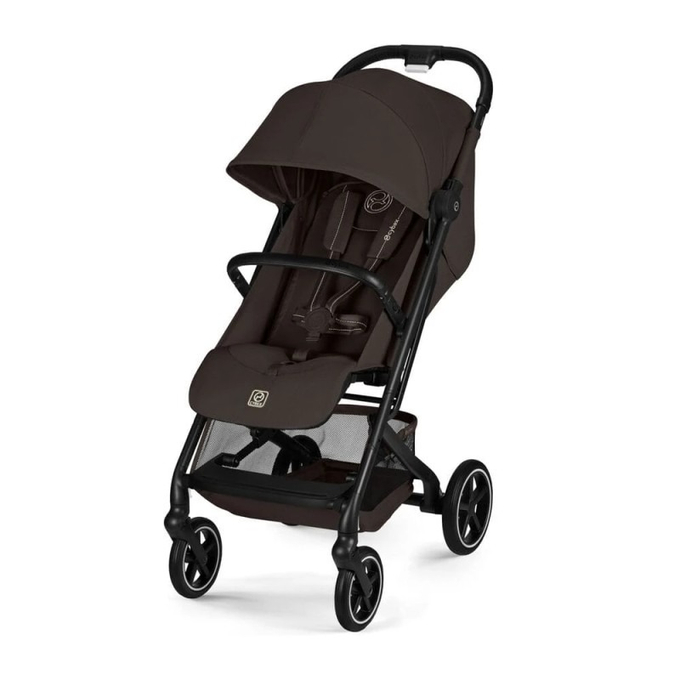 Cybex Прогулочная коляска Beezy Chocolate Brown, с дождевиком и бампером 2026