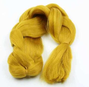 Канекалон 1-цветный 100гр 130см A21 золотистый