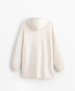 Oysho Толстовка оверсайз с модалом, бежевый