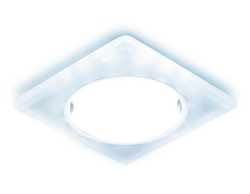 Встраиваемый точечный светильник G215 WH/CH/CLD GX53+3W (LED COLD) хром/матовый Ambrella