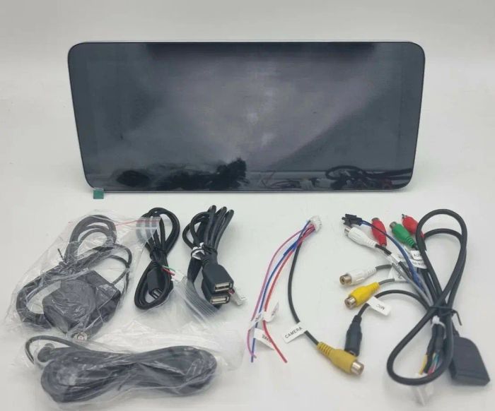 Магнитола для Mercedes-Benz E W212 седан 2012-2015 NTG 4.5 - Kuberg монитор 12.3" в стиле MERCEDES на Android 13, Быстрая, CarPlay, 4G SIM-слот