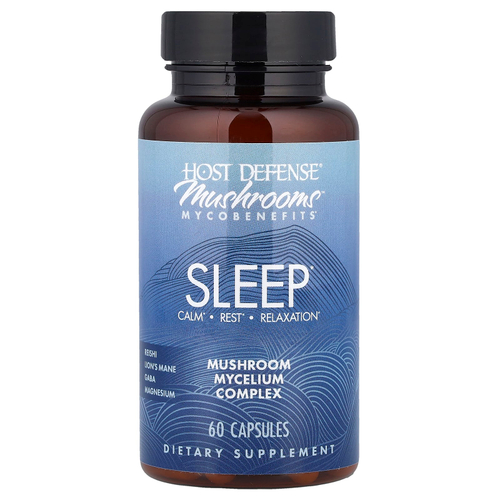 Host Defense, Mushrooms ™ Mycobenefits, Sleep, 60 капсул