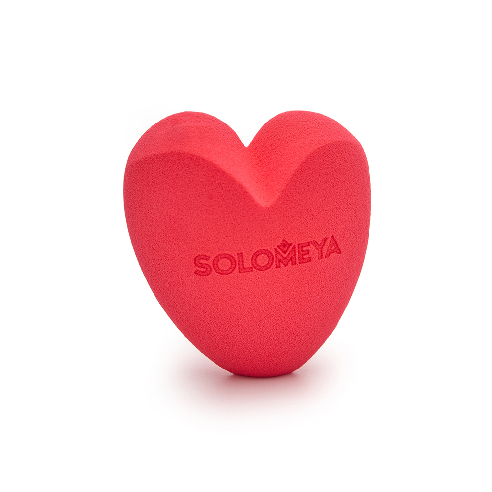 Solomeya Heart Shape Blending Sponge спонж для макияжа Сердце