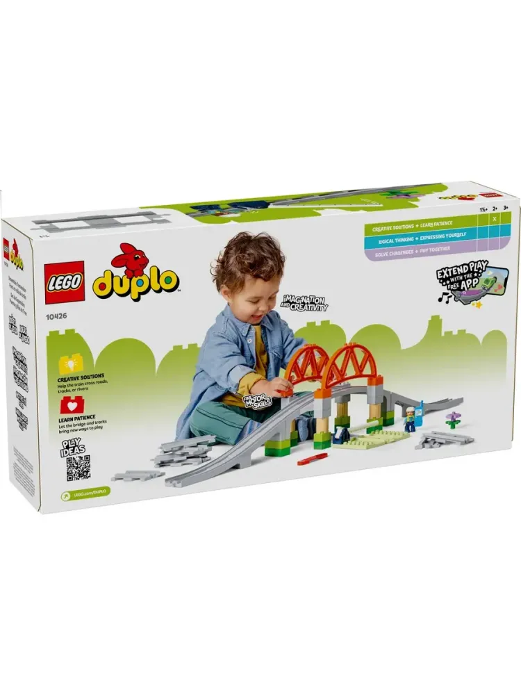 Конструктор DUPLO 10426 Железнодорожный мост и рельсы