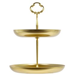 GAEM Ваза для фруктов 2-х ярусная, L19,5 W19,5 H26 см