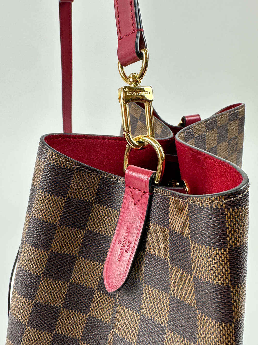 Сумка Louis Vuitton Damier Ebene MM Cherry Berry