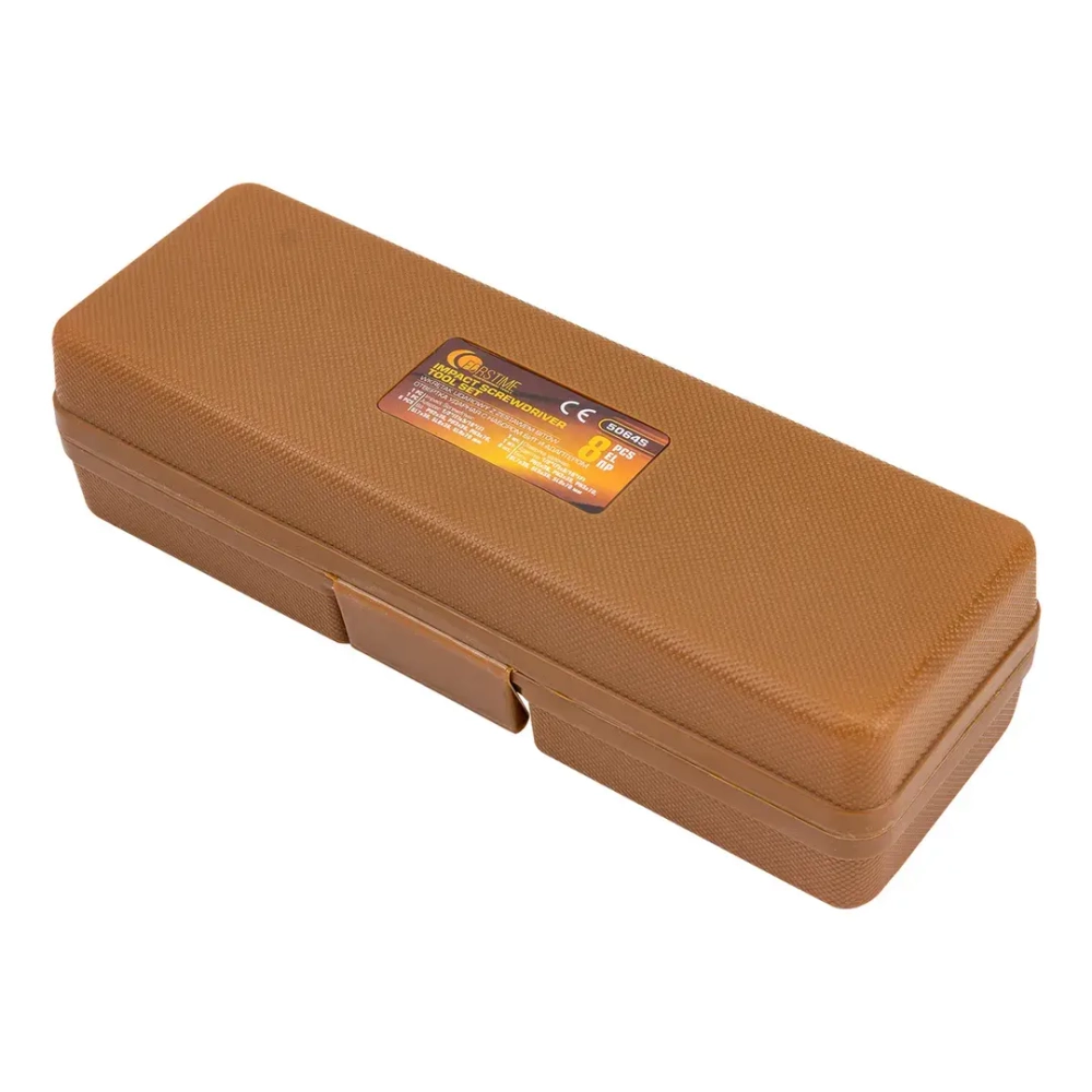 Отвертка ударная с набором бит и адаптером 8пр. FORSTIME FT-5064S