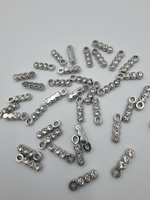 Подвеска-украшение для нижнего белья серебро/стразы