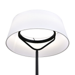 Настольный светодиодный светильник 13Вт, 1040Лм, 4500К, Ra>80, металл/ткань, черный/белый