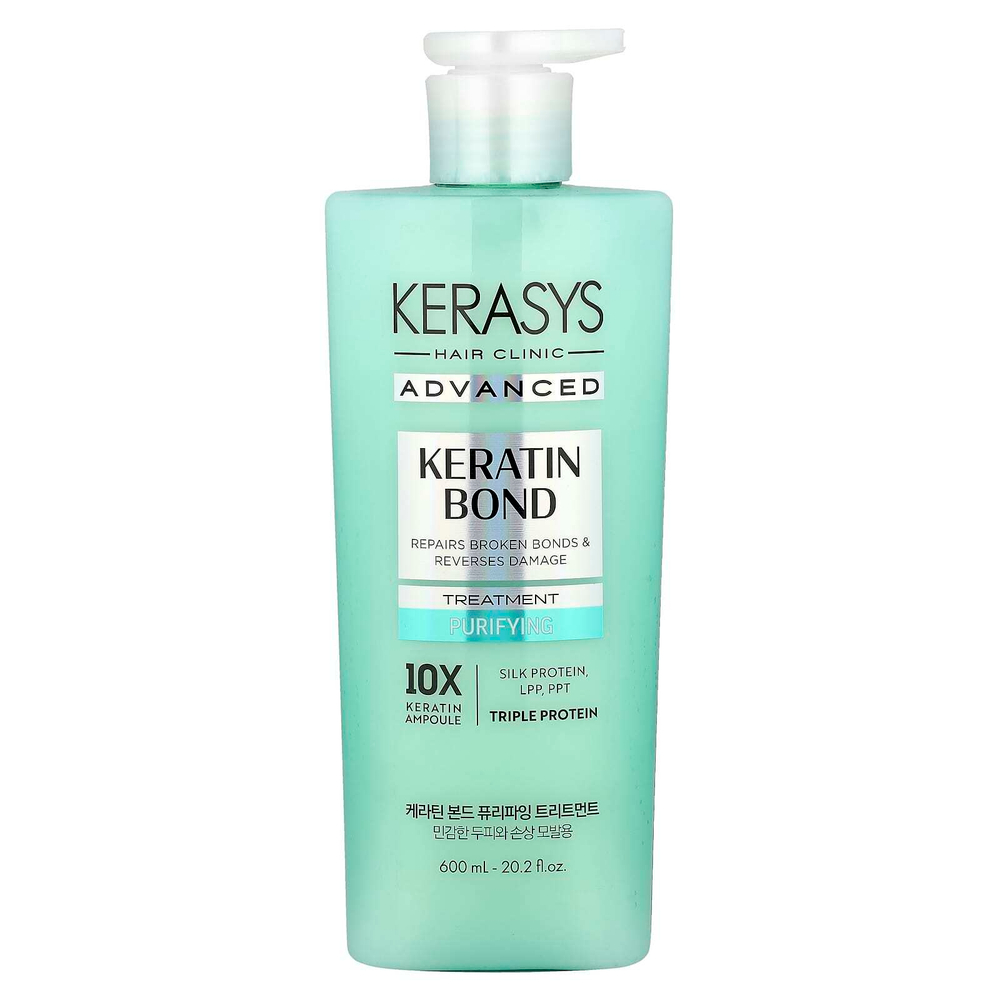 Kerasys, Advanced, Keratin Bond Treatment, очищающее средство, 600 мл (20,2 жидк. Унции)