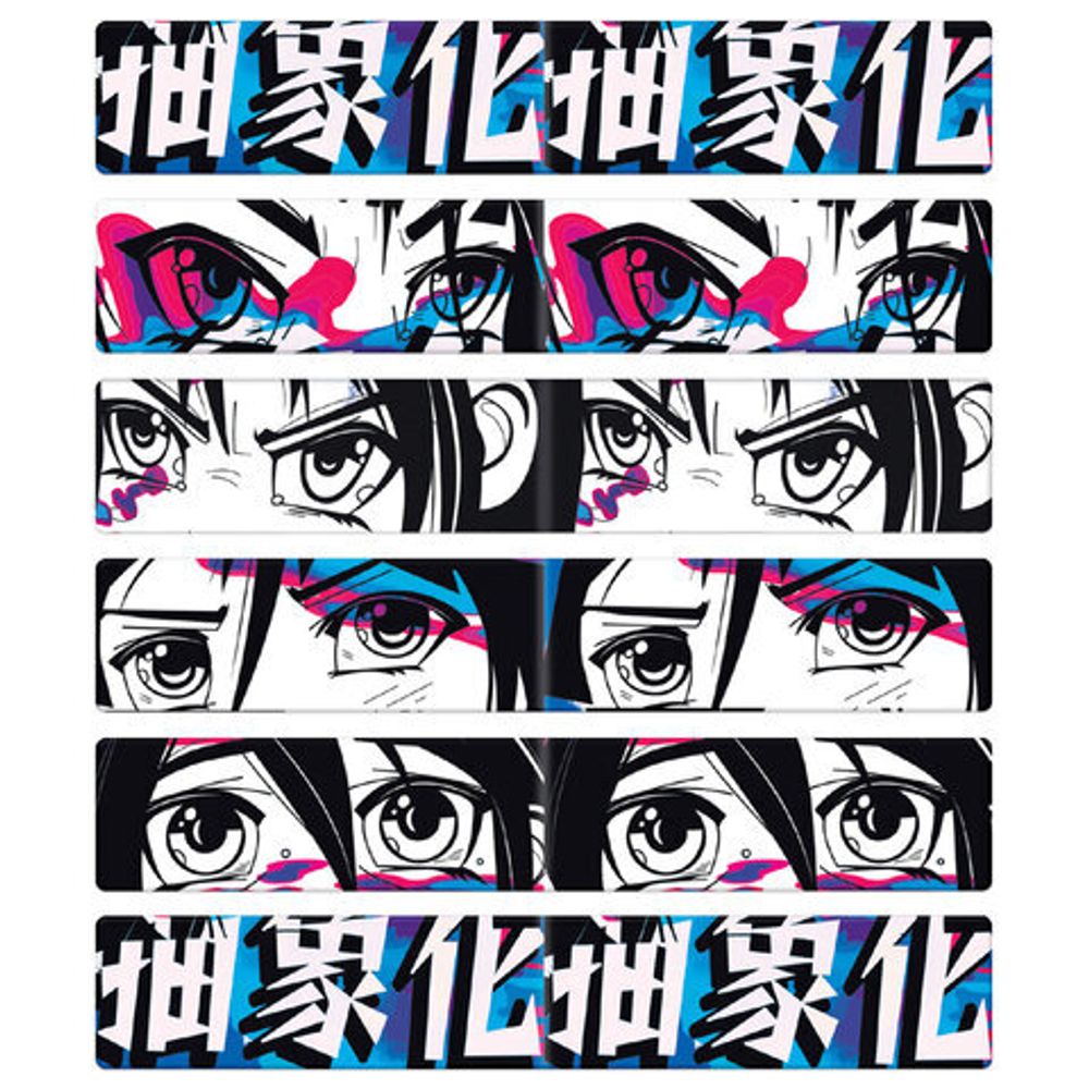 Закладки для книг МАГНИТНЫЕ, "АНИМЕ", комплект 12 штук, 60x20 мм, FUNSTER (ФАНСТЕР), 116655