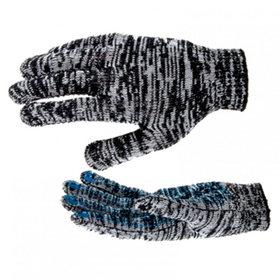 Перчатки Russia х/б ПВХ Точка 10 класс (67789)