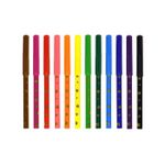 Фломастеры 12 цветов Каляка-Маляка Звездочки, легкосмываемые