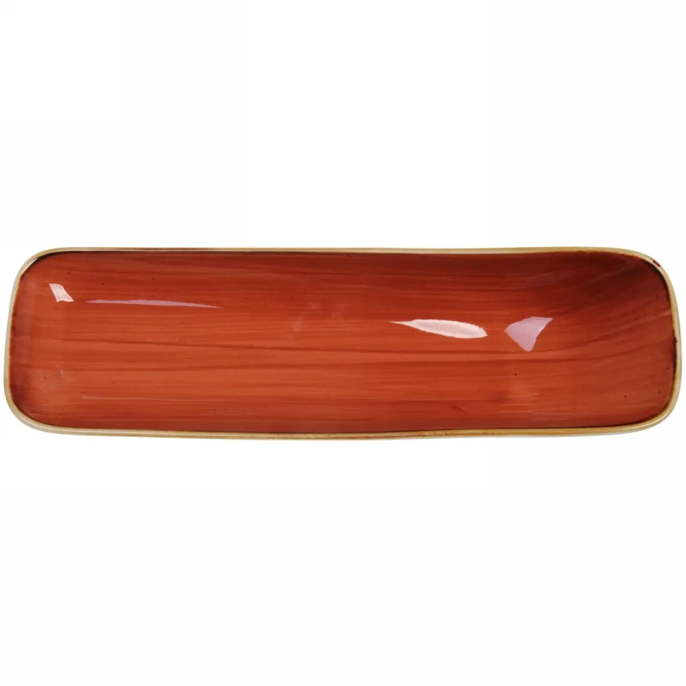 Тарелка керамическая «Corsica orange» сервировочная 30*9,5*5см