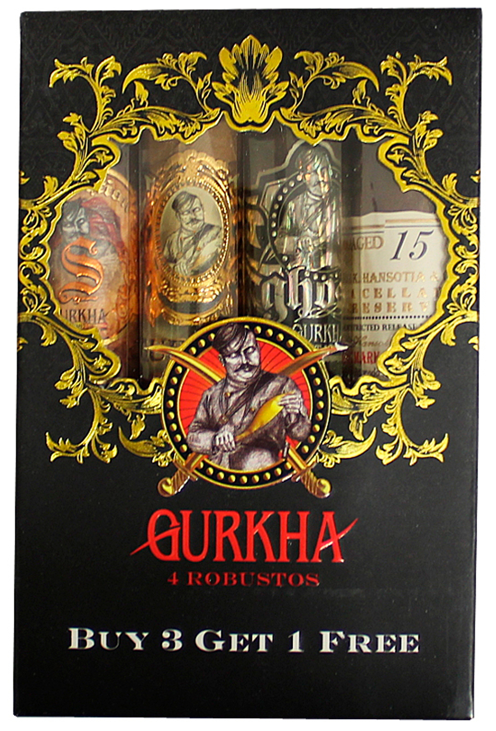 Gurkha Robusto SET of 4 cigars
