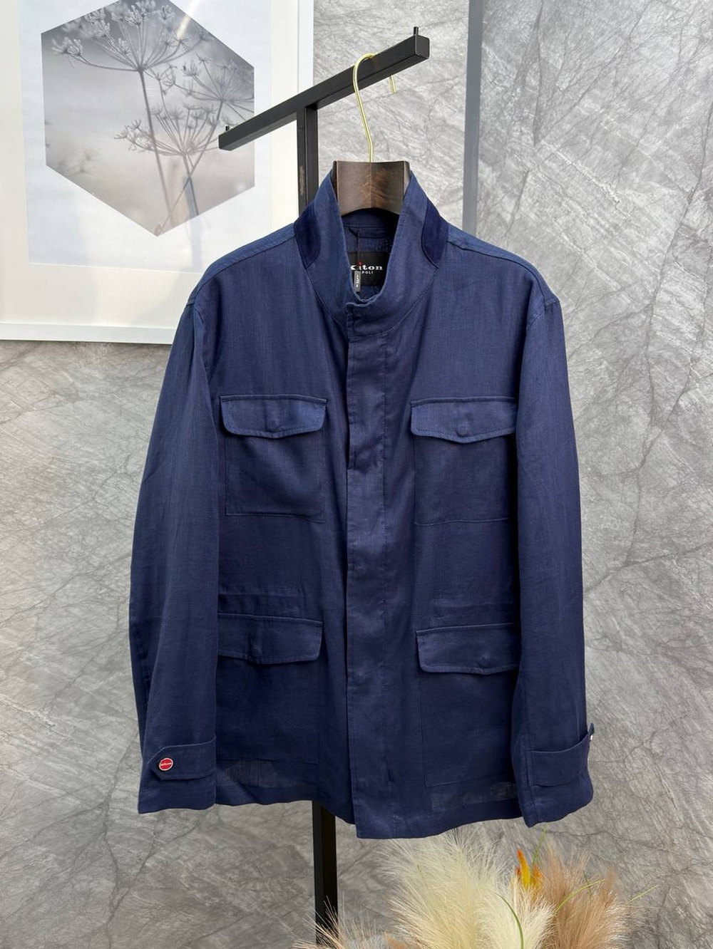 Льняная ветровка Kiton