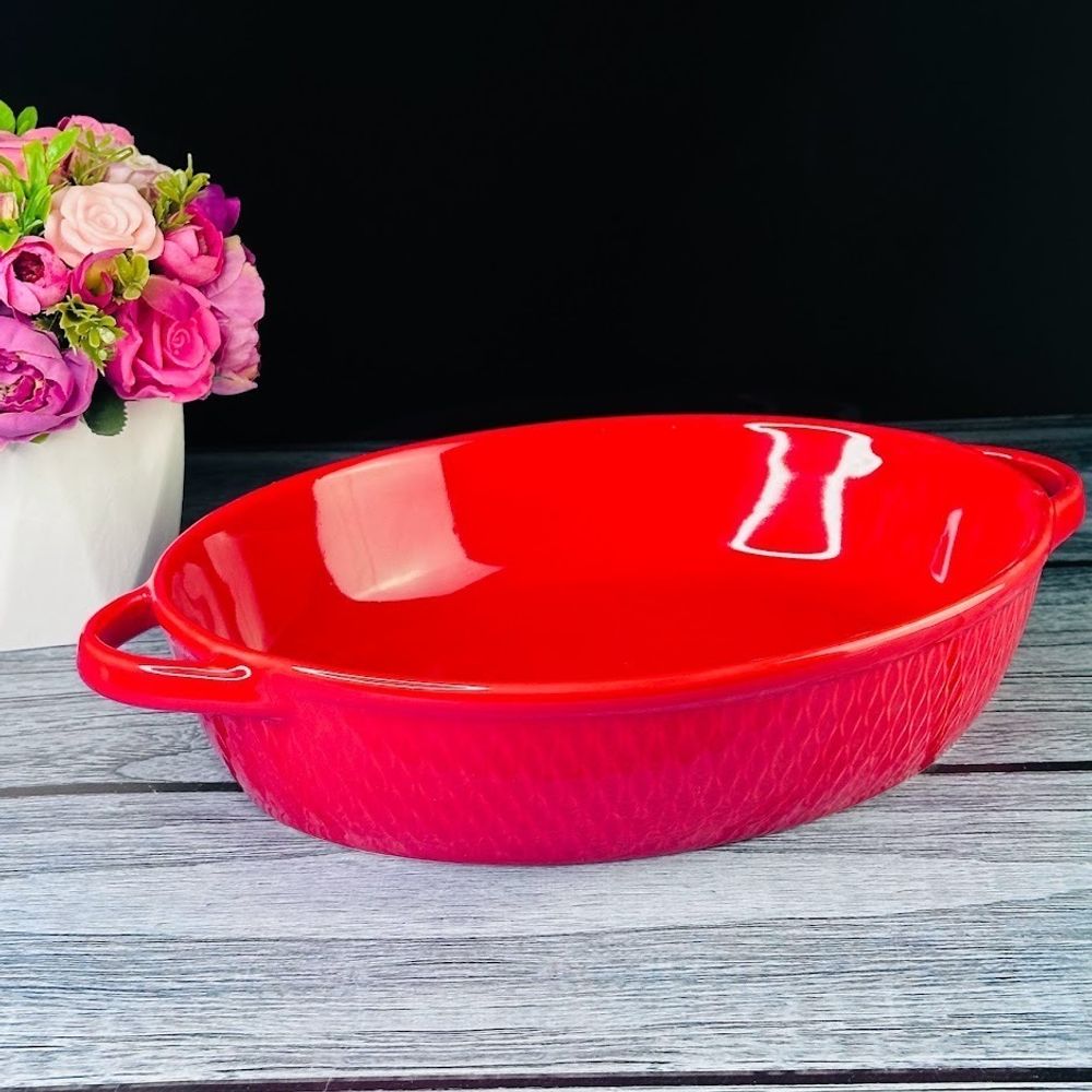 Lenardi 118-086 Овальное блюдо для запекания 33см в под.уп.(х8)Фарфор