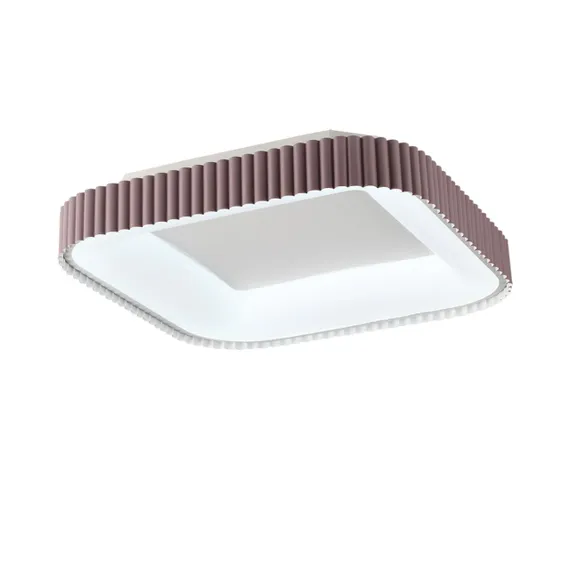 7770/56L AVRA LED SN 578 Светильник металл/белый/мокко LED (56Вт+14Вт) 3000-6000K 500х500 IP43 пульт ДУ+подсветка SHARMEL