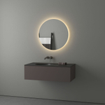 Зеркало Evoform с LED-подсветкой 18 W Ø70 см Без выключателя Теплый белый свет