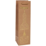 Пакет под бутылку «Зимний стиль» 11*38*11 см