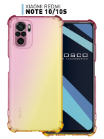 Чехол ROSCO для Xiaomi Redmi Note 10;Xiaomi Redmi Note 10S;Poco M5s оптом (арт. XM-RN10-HARD-TPU-PINK-GOLD)