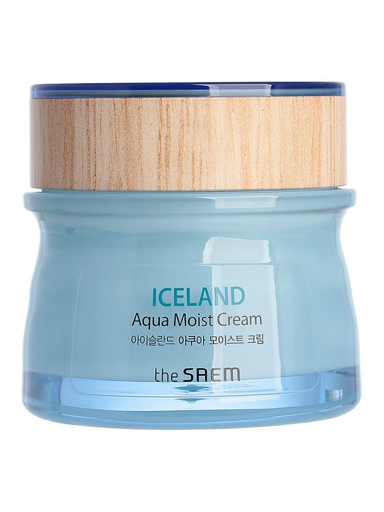 Увлажняющий крем с минеральной ледниковой водой - The Saem Iceland Aqua Moist Cream, 60 мл
