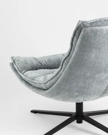 Кресло лаунж Lazy серый