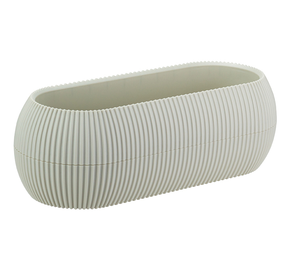 Кашпо ПИКАНТО овальное 280*115*90мм 1,3 л с пристегнутым поддоном