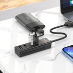USB Hub Port HOCO HB25 Easy mix 4-in-1 converter (USB to USB3.0+USB2.0*3)