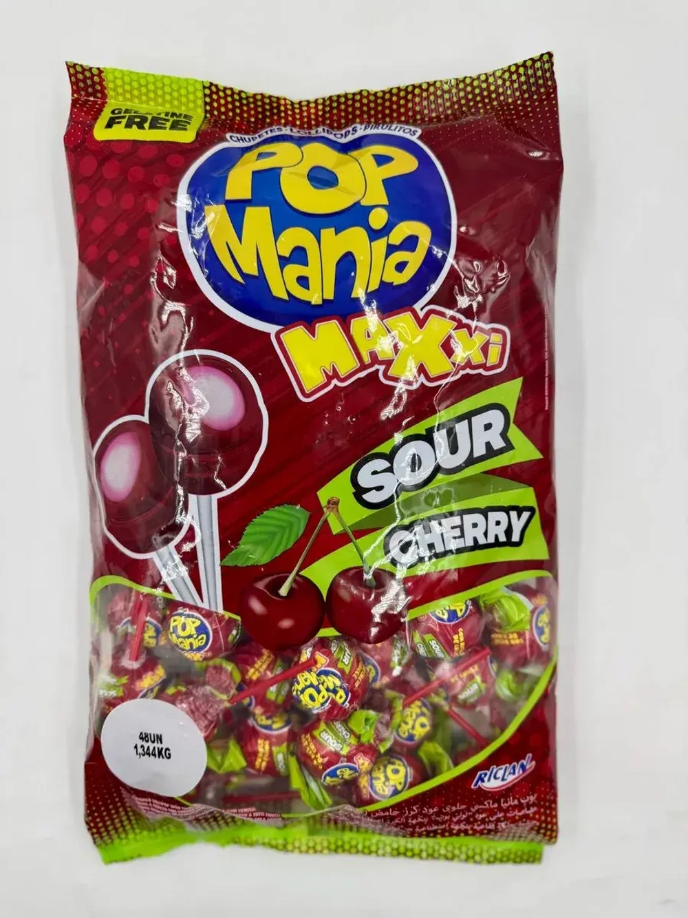 Карамель Чупа- Чупс Pop Mania кислая вишня