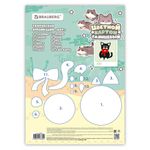 Картон цветной А4 МЕЛОВАННЫЙ ВОЛШЕБНЫЙ 10 листов, 10 цветов, кросс-серия "МИЛЫЕ КОТЫ", 200х290 мм, BRAUBERG, 116982