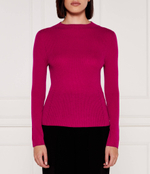 Хлопковый свитер sweater Marc Cain - фиолетовый(XC 41.28 M53)