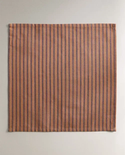 ZARA HOME САЛФЕТКА С ТКАНЫМ УЗОРОМ В ПОЛОСКУ (НАБОР ИЗ 2 ШТ.), СВЕТЛО-КОРИЧНЕВЫЙ