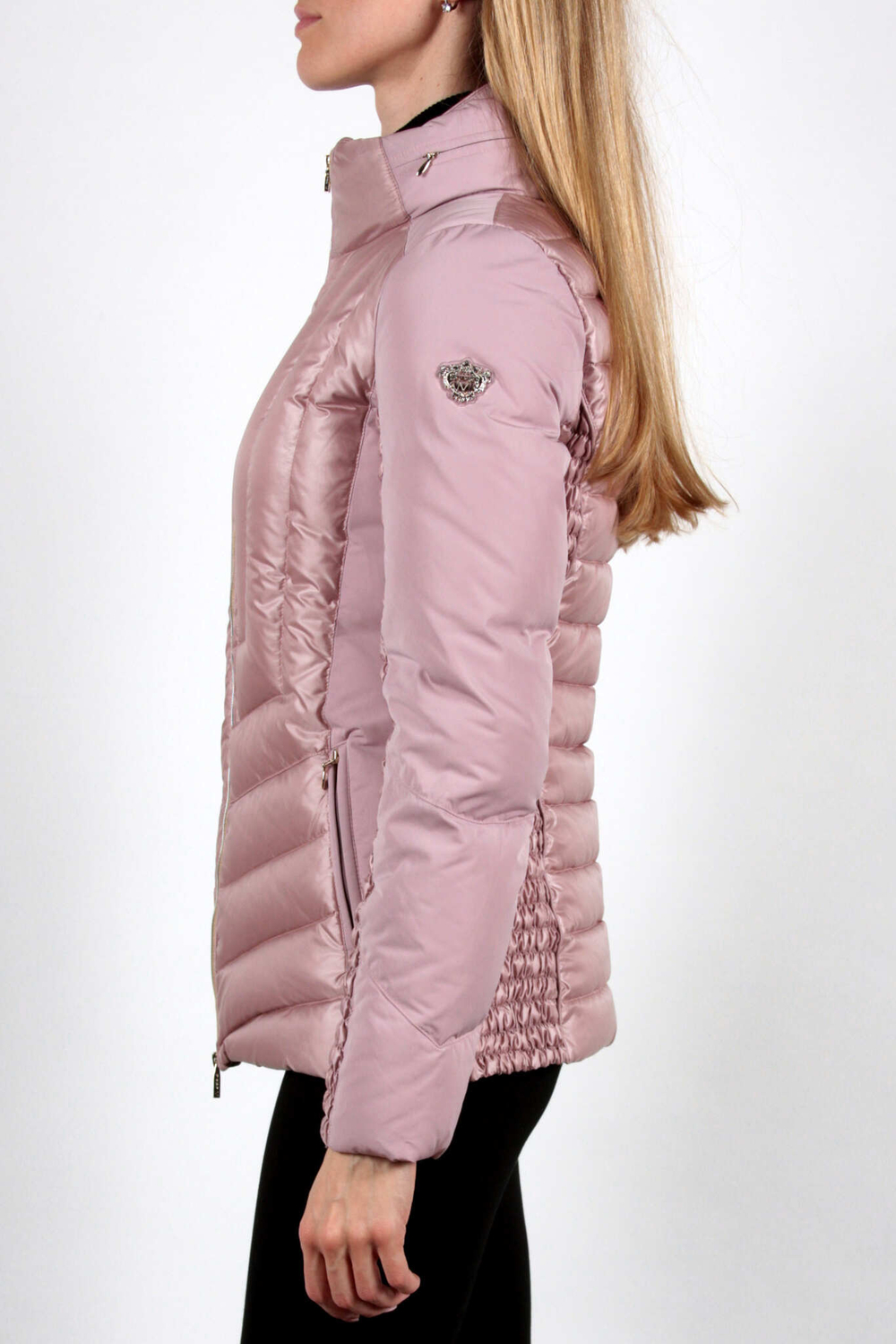 Куртка DIEGO M 803 розовая короткая