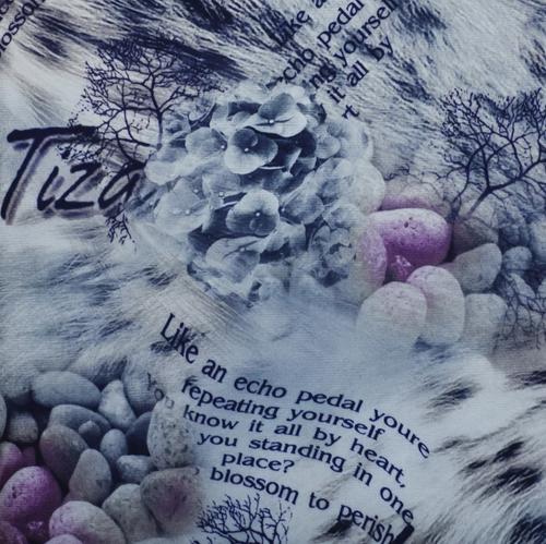 TIZA 4 мебельная ткань велюр бежевый с рисунком, 1,4 м