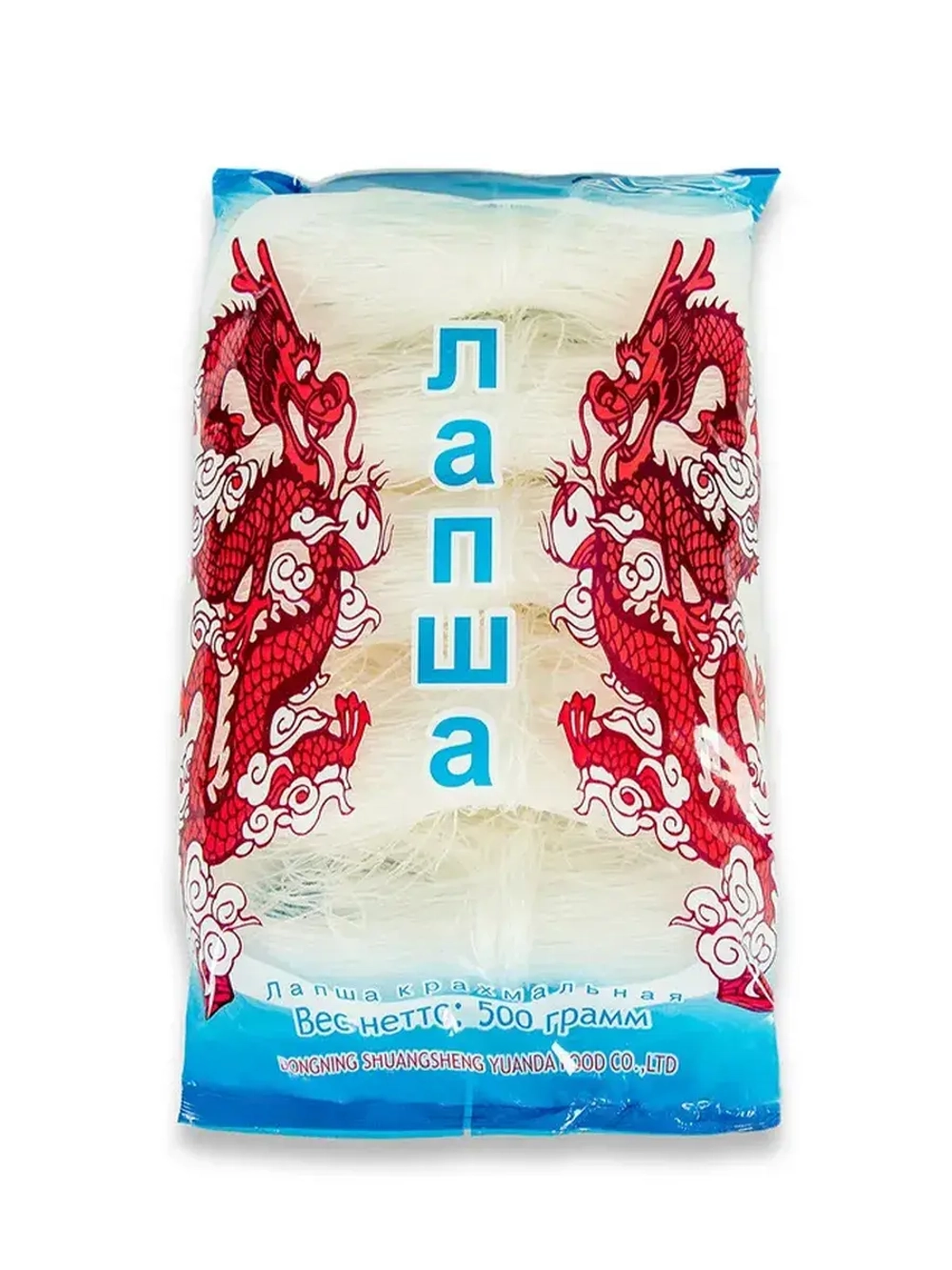 Лапша Шуаншэн крахмальная, 500гр.