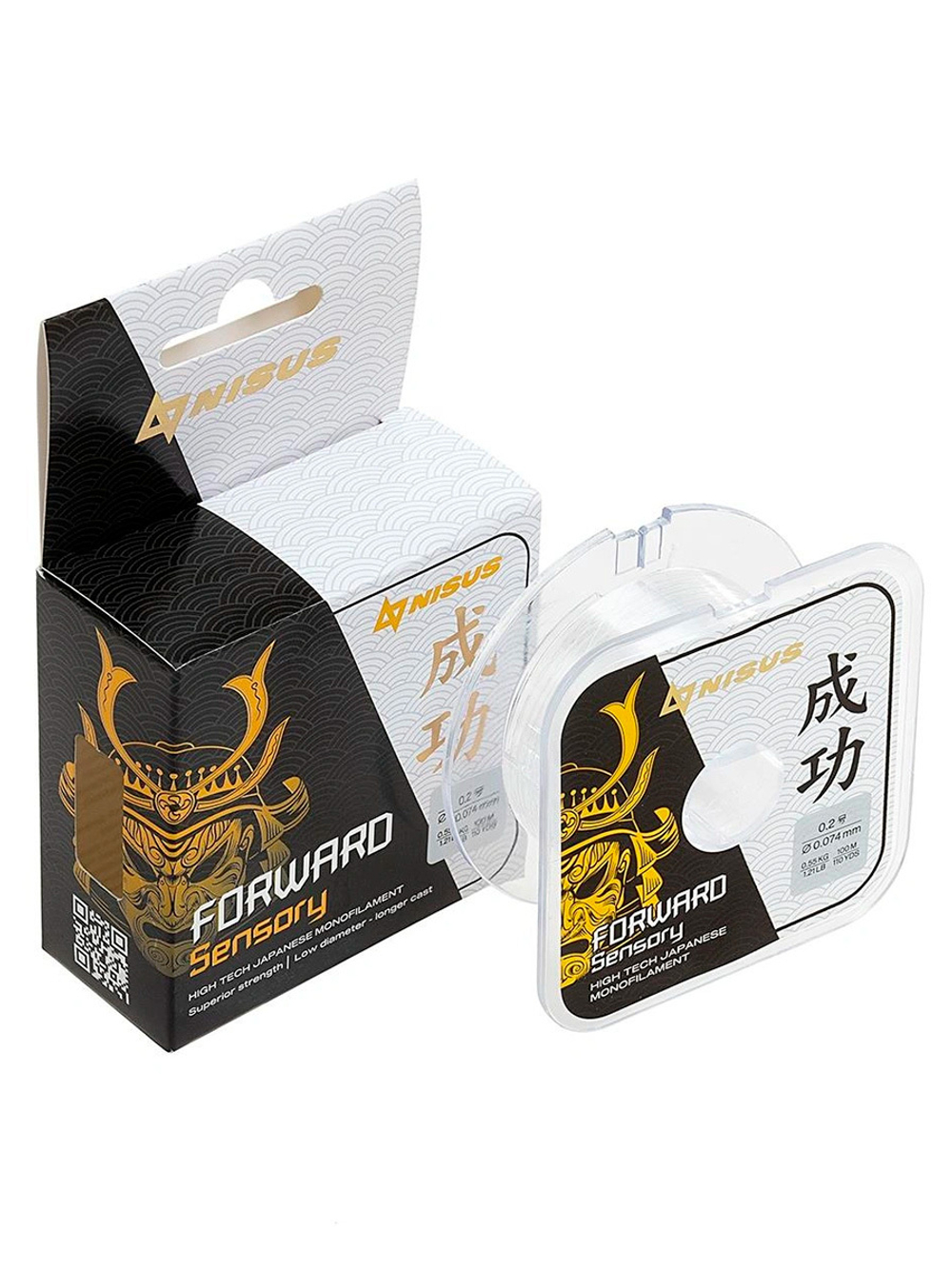Леска для рыбалки Nisus FORWARD Sensory Nylon Transparent 0,261mm/100m (N-FS-0261-100)